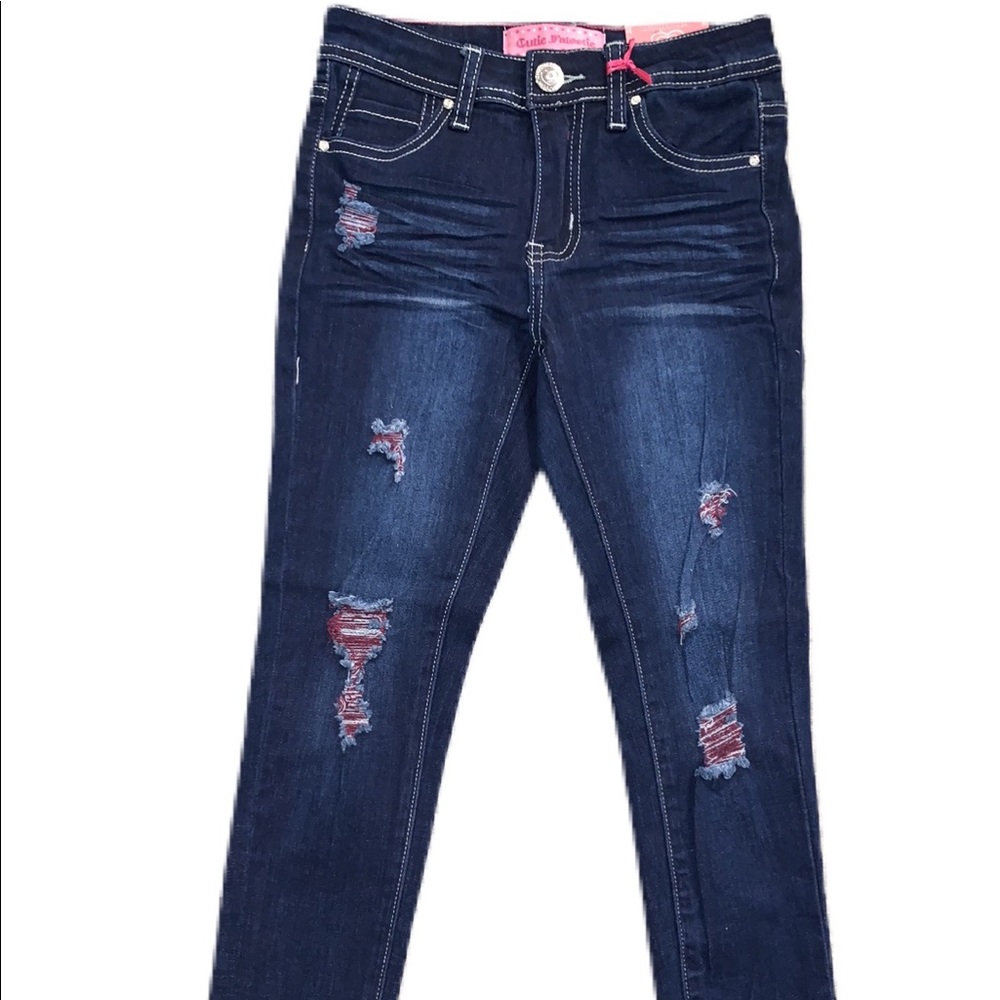Girls Distressed Jeans